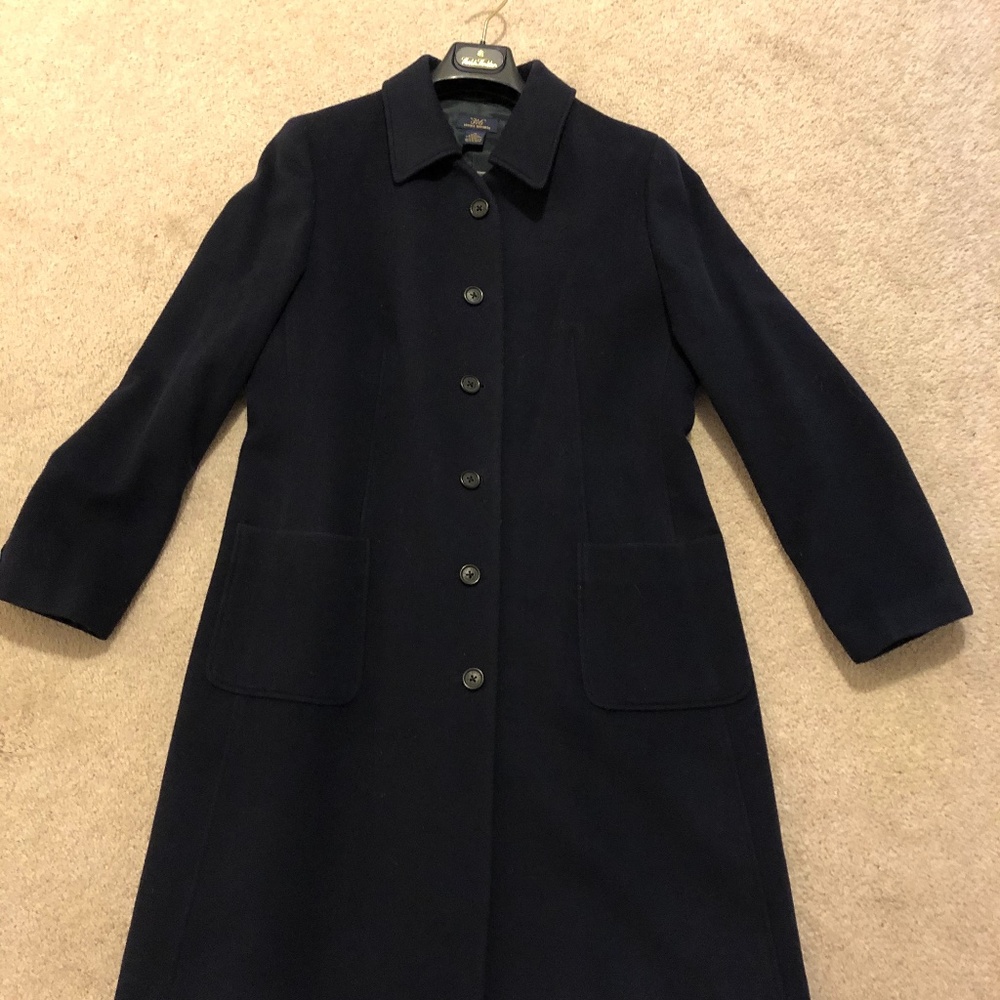 Brooks Brothers ‘346’ wool cashmere blend coat